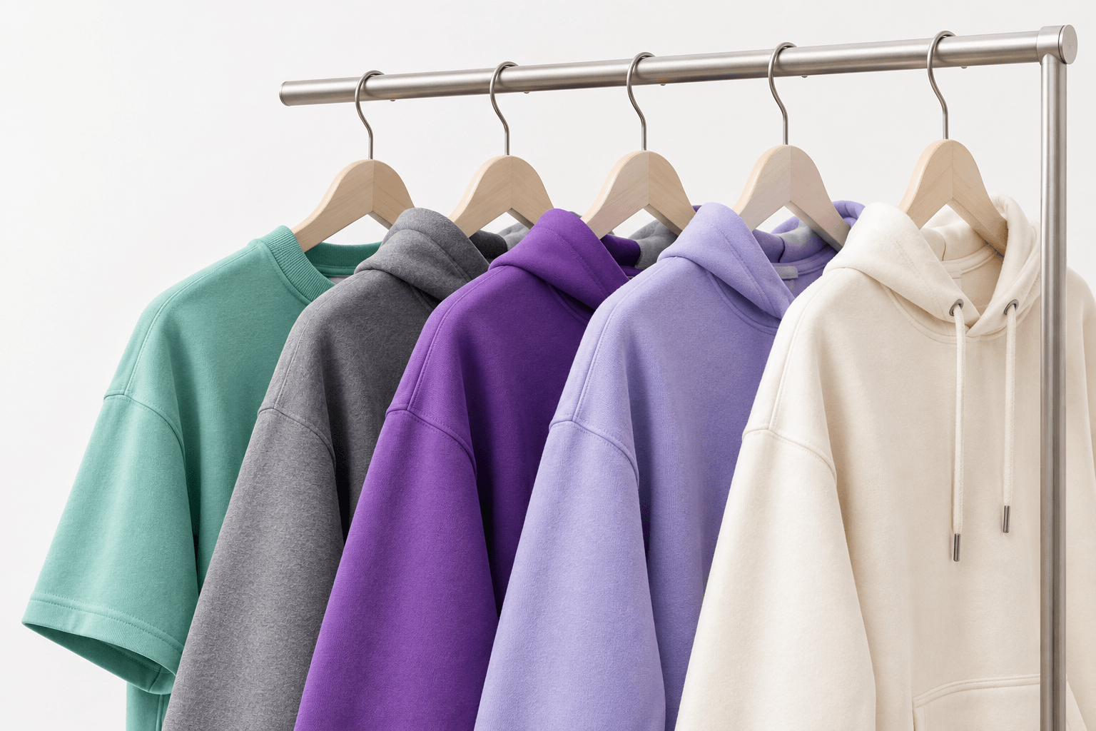 Rack of apparel